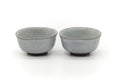 Japanese Teacups - Pair of Grey Celadon Yunomi - 170ml