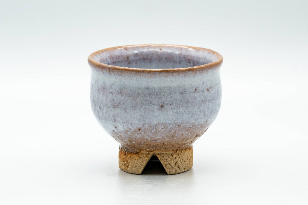 Japanese Teacups - Set of 3 Milky White Glazed Hagi-yaki Yunomi - 125ml