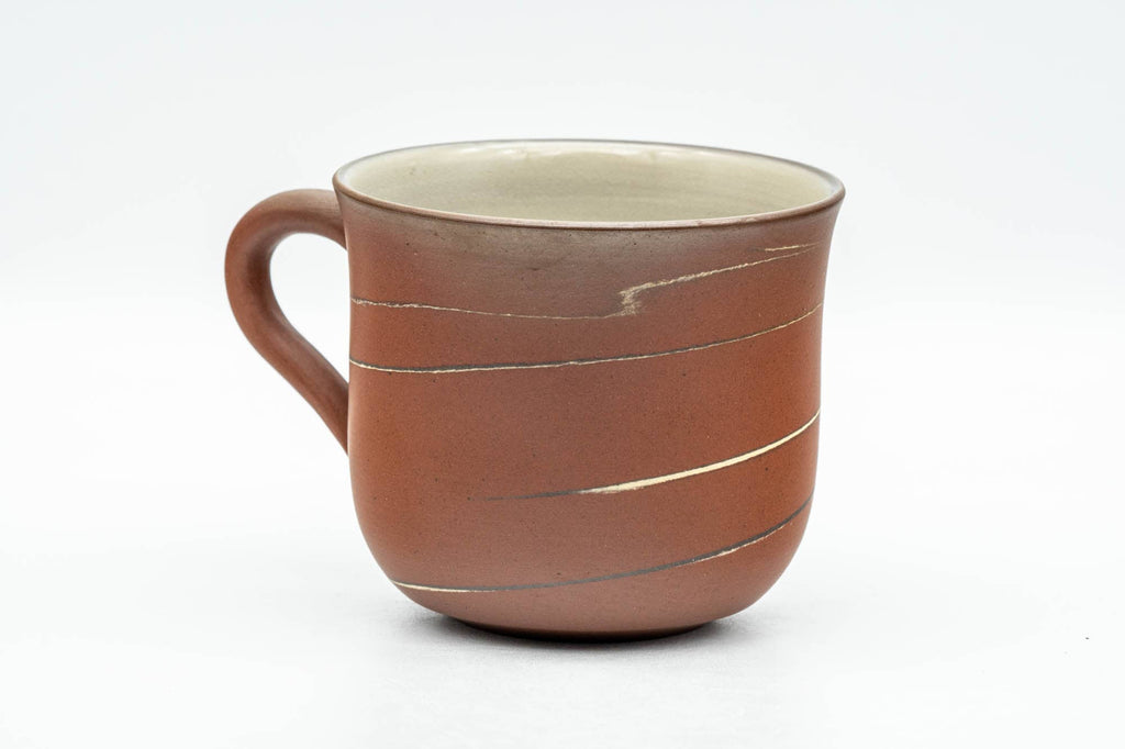 Japanese Teacup - Marbled Swirl Red Ushirode Yunomi - 180ml