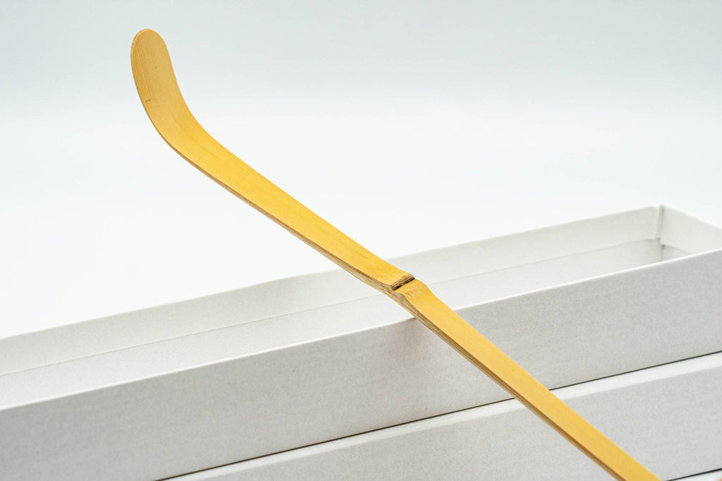 White Bamboo Chashaku Matcha Scoop