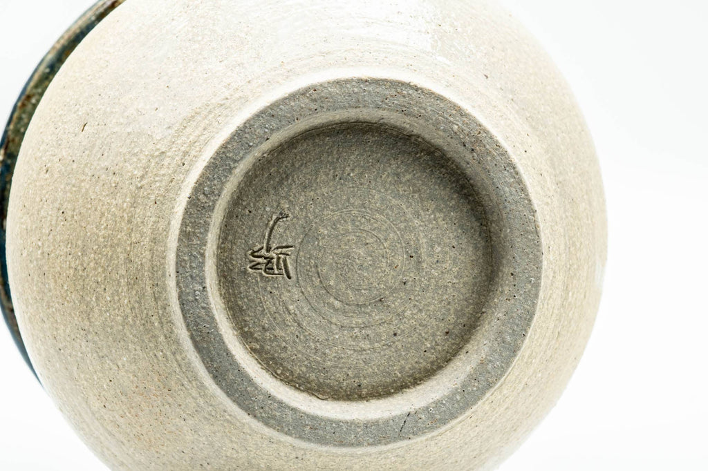 Japanese Kensui - Green Drip-Glazed Tea Ceremony Water Bowl - 500ml