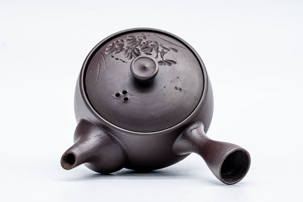 Japanese Tea Set - Miniature Banko-yaki Kyusu Teapot with 5 Guinomi Teacups