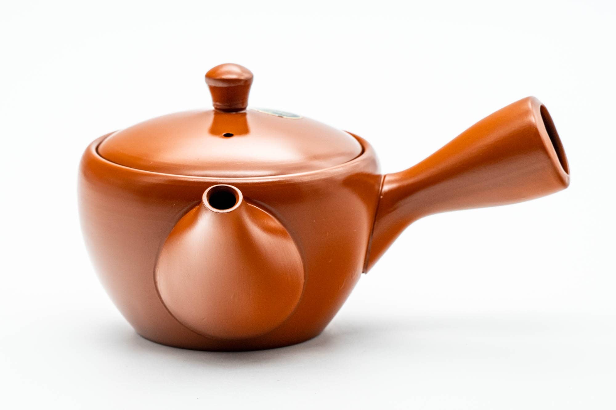Japanese Kyusu - Calligraphy Engraved Tokoname-yaki Mesh Teapot - 275ml