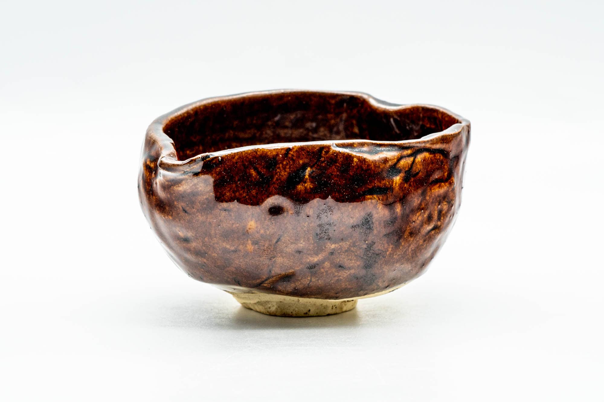 Japanese Katakuchi - Burgundy Glazed Wabi-Sabi Water Cooler - 200ml