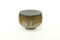 Japanese Teacup - White Yellow Brown Drip-glazed Yunomi - 175ml