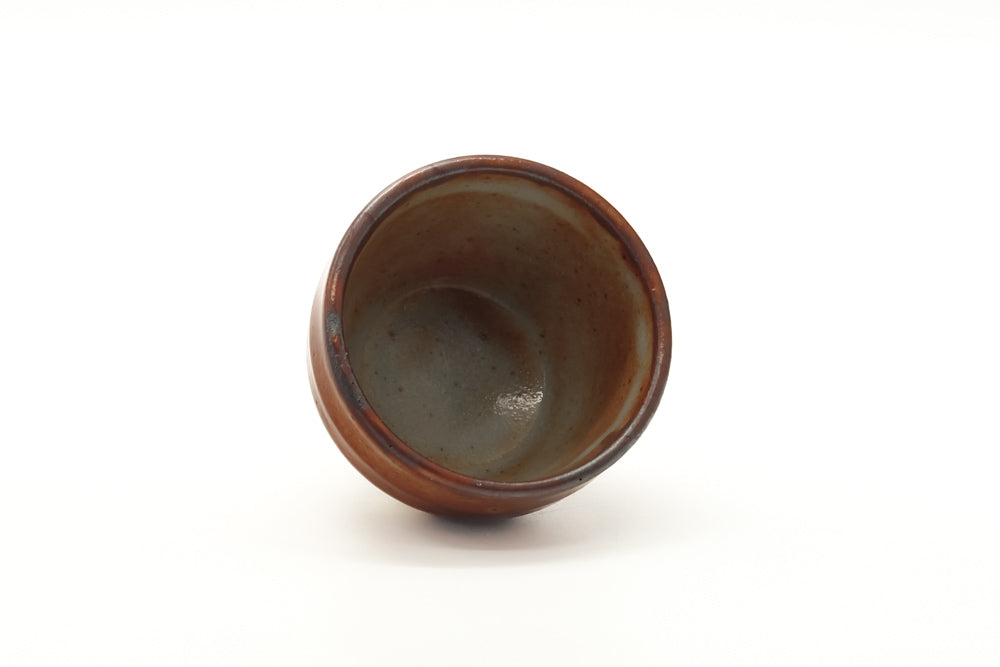 Japanese Teacup - Orange Shino Glazed Yunomi - 75ml
