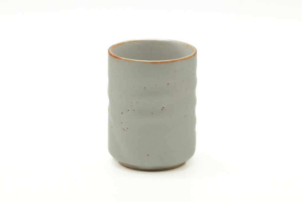 Japanese Teacup - White Shino Glazed Mino-yaki Yunomi - 115ml