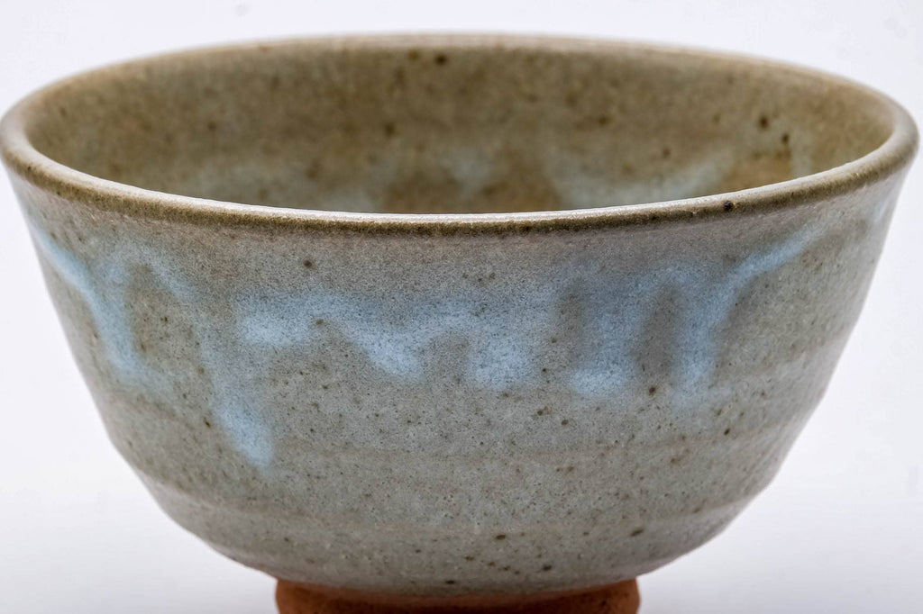 Japanese Matcha Bowl - Beige Mottled Karatsu-yaki Chawan - 250ml