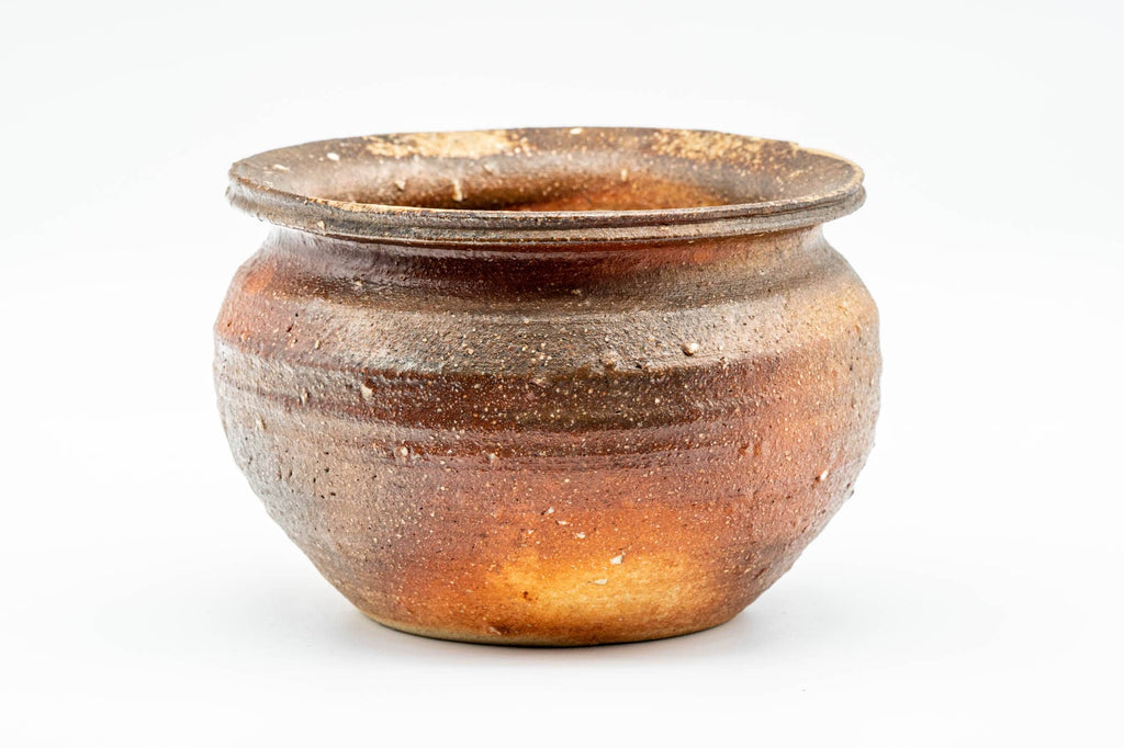 Japanese Kensui - Ash Glazed Shigaraki-yaki Water Bowl - 600ml