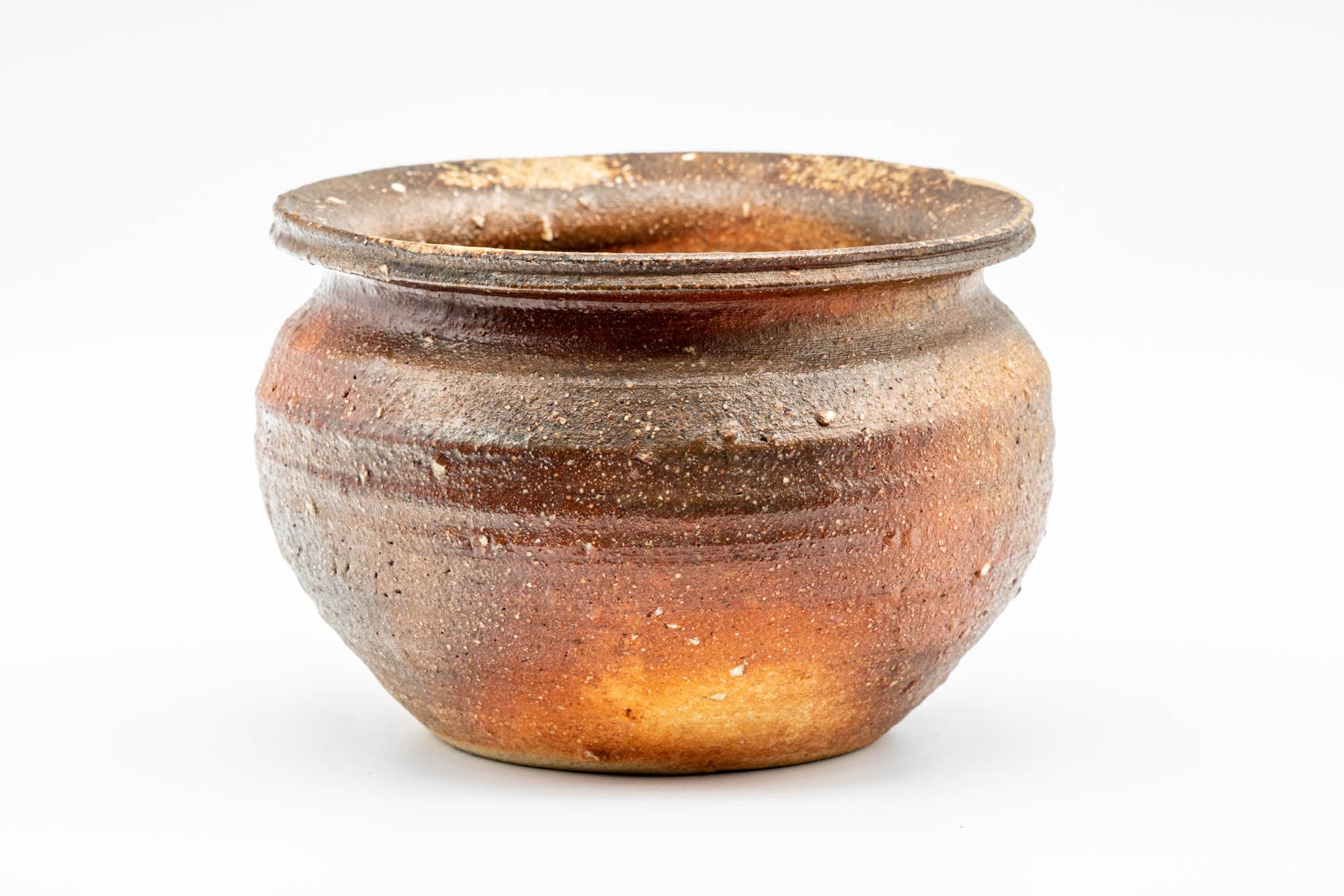 Japanese Kensui - Ash Glazed Shigaraki-yaki Water Bowl - 600ml