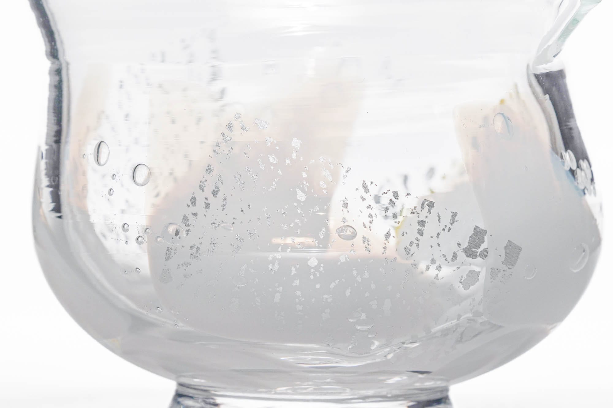Tomoe 巴 - White Glass Spouted Matcha Bowl - 200ml