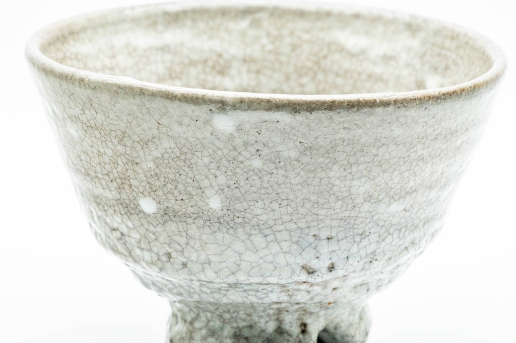 Japanese Matcha Bowl - Kannyuu Glazed Ido-gata Hagi-yaki Chawan - 350ml
