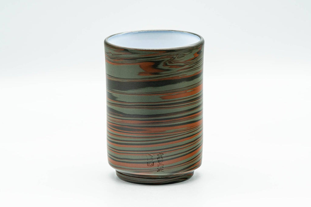 Japanese Teacup - 雲仙窯 Unzen Kiln Nerikomi Tokoname-yaki Yunomi - 160ml