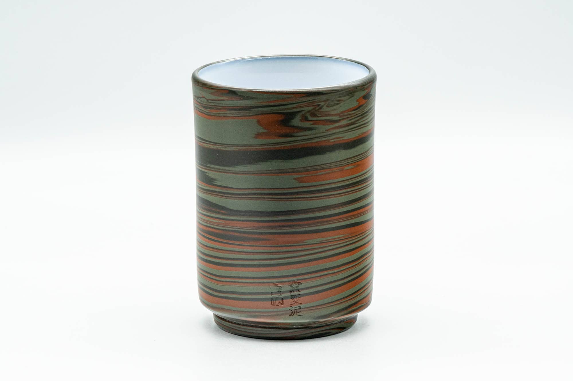 Japanese Teacup - 雲仙窯 Unzen Kiln Nerikomi Tokoname-yaki Yunomi - 160ml
