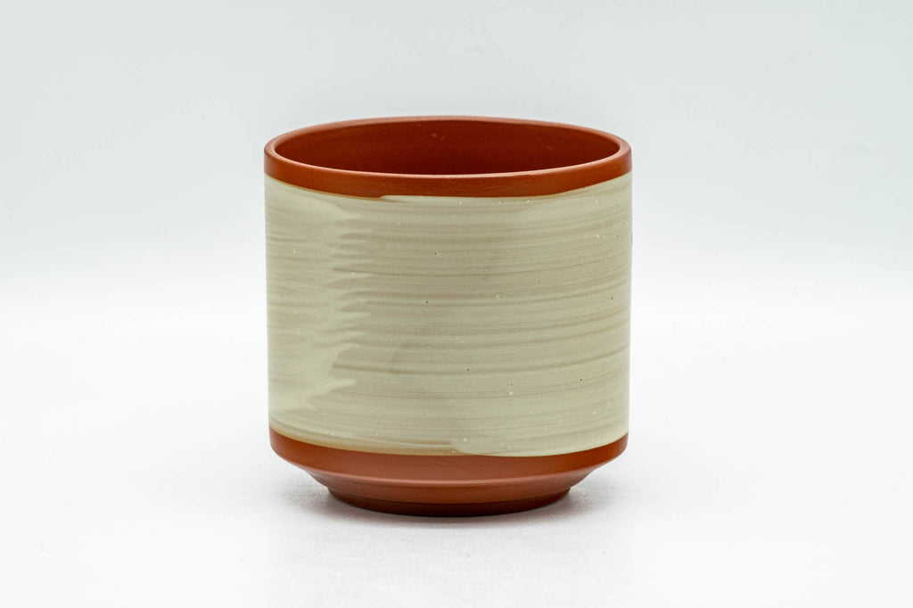 Japanese Teacup - Beige Grapevines Tokoname-yaki Yunomi - 120ml