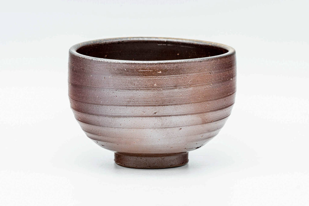 Japanese Matcha Bowl - 大友久 Otome Hisa - Ash Gradient Glazed Rokurome Bizen-yaki Chawan - 300ml