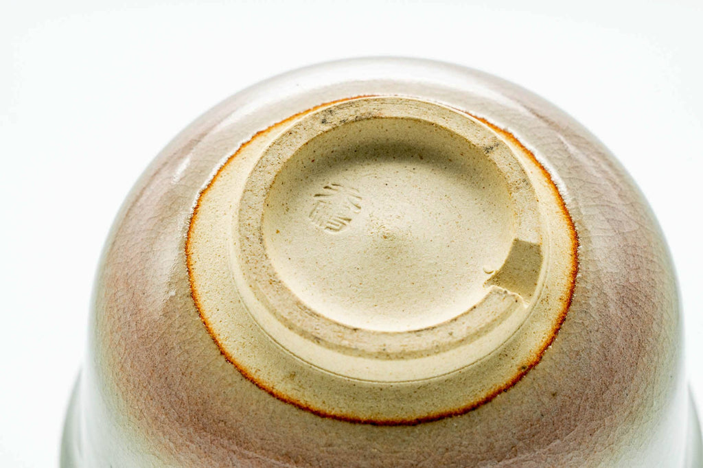 Japanese Teacup - Classic Beige Glazed Hagi-yaki Lidded Yunomi - 110ml