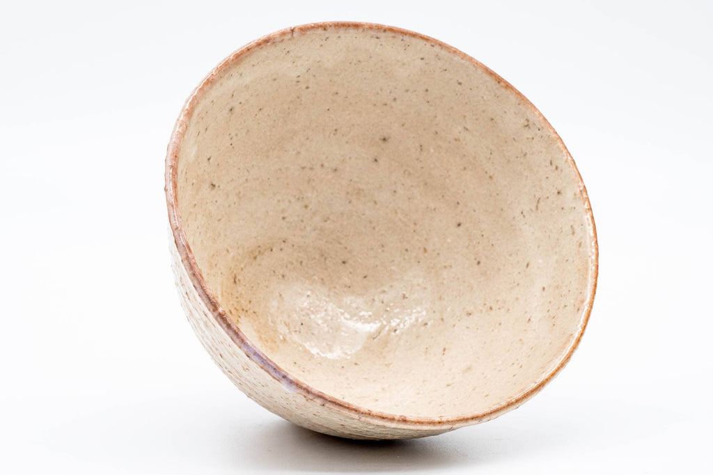 Japanese Matcha Bowl - 守田唐七 Morita Toushichi - Ido-style Hagi-yaki Chawan - 400ml
