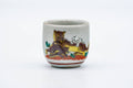 Japanese Teacup - Dog Decorated Kutani-yaki Guinomi - 35ml
