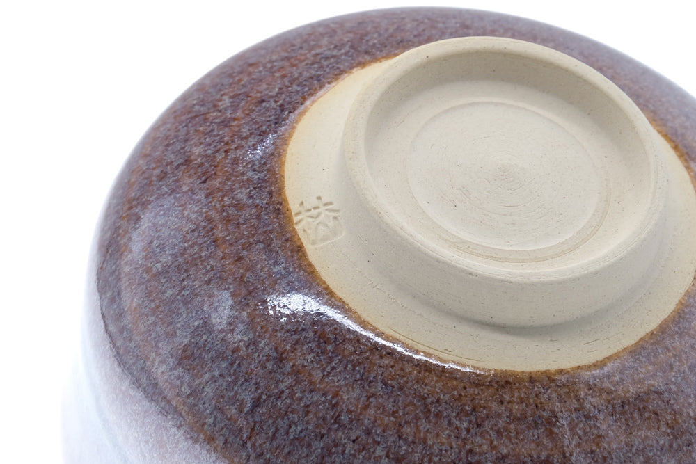 Japanese Matcha Bowl - 林山窯 Rinzan Kiln - Blue Gradient Kiyomizu Chawan - 450ml