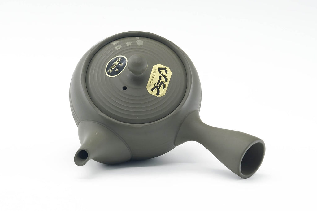 Japanese Kyusu - Floral Green Ryokudei Tokoname Mesh Teapot - 290ml