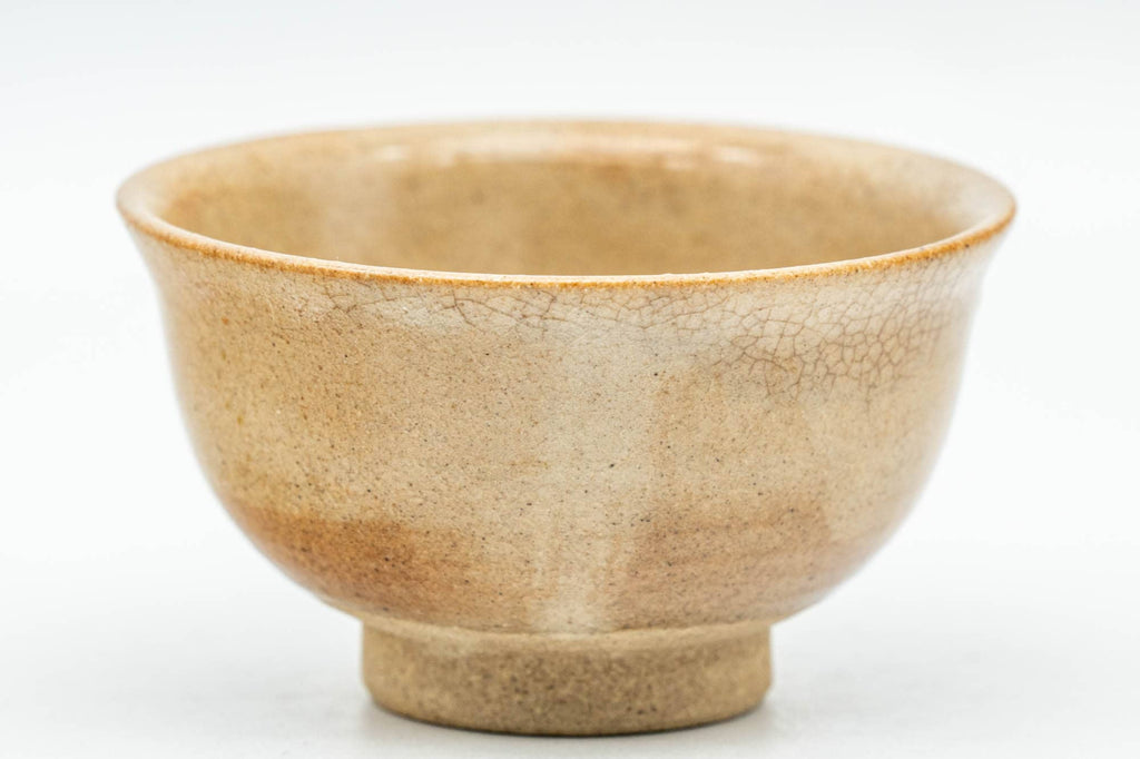Japanese Teacup - 天鵬山 Tsubaki Kiln - Tiny Hagi-yaki Guinomi - 25ml