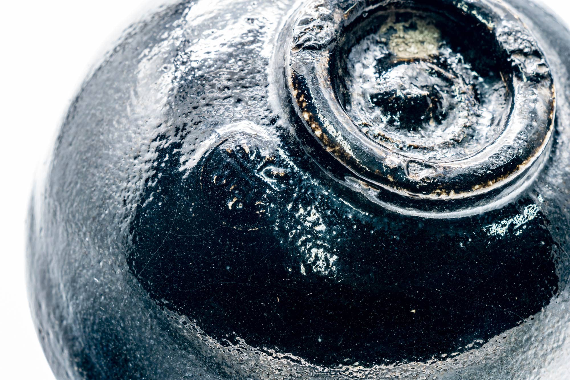 Vintage Kuro-raku Chawan