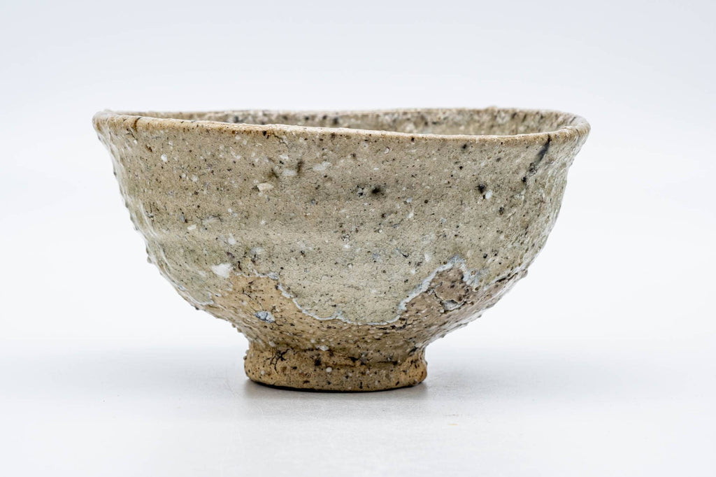 Japanese Matcha Bowl - 楽七 Rakushichi - Ash Glazed Tokoname-yaki Chawan - 300ml