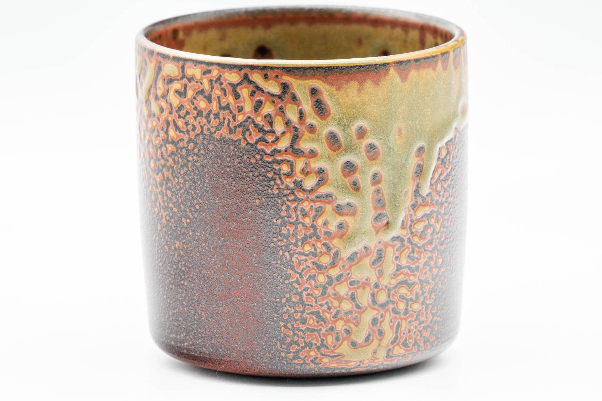 Japanese Teacup - Green Ash Glazed Tokoname-yaki Yunomi - 160ml