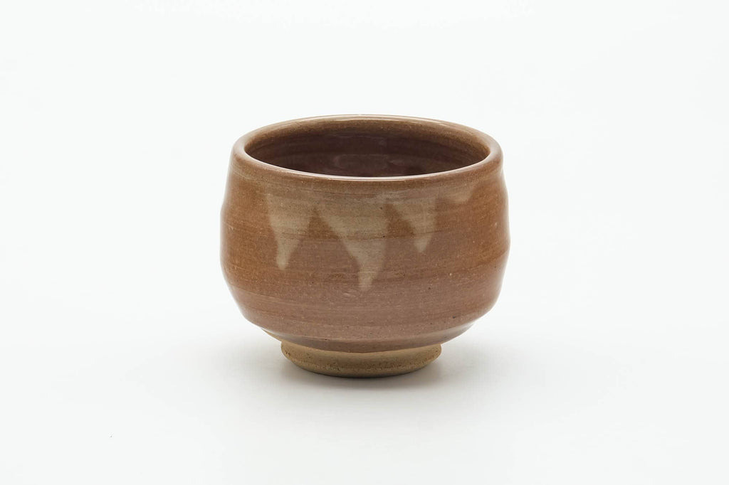 Japanese Teacup - Beige Milky Drip-Glazed Hagi-yaki Yunomi - 180ml
