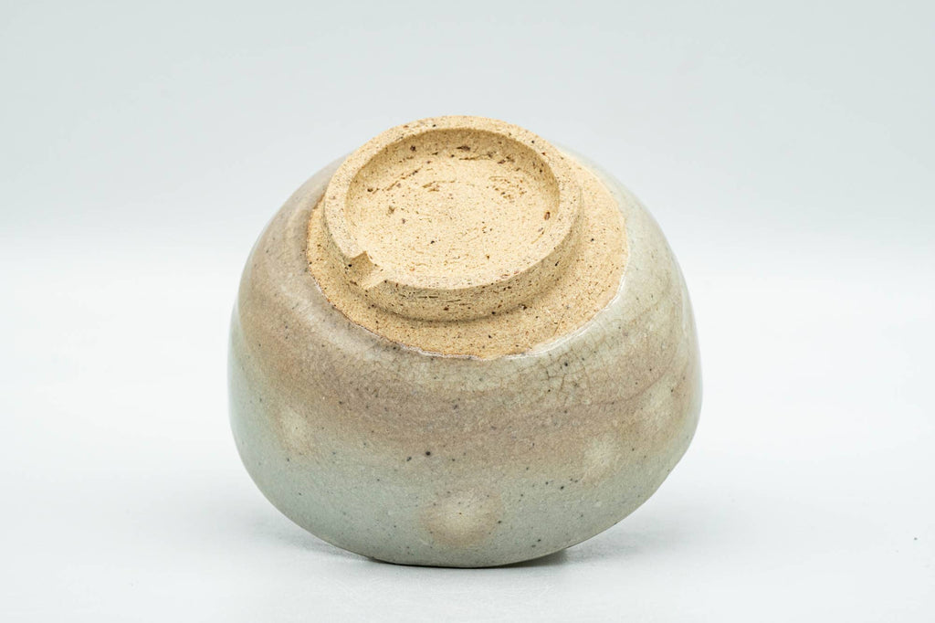 Japanese Teacup - Beige Peach Gohonte Glazed Hagi-yaki Yunomi - 120ml