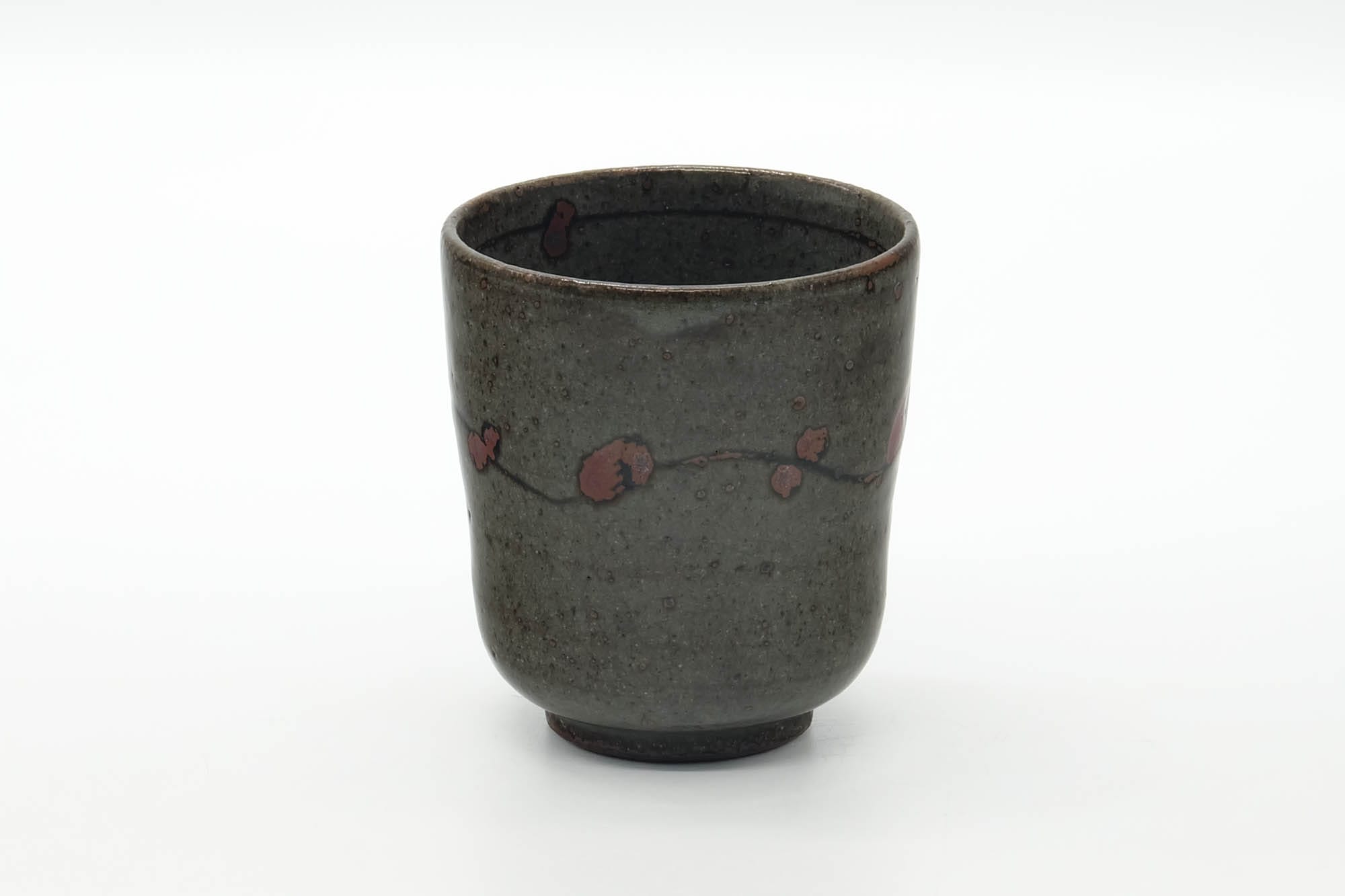 Japanese Teacup - Deep Green Wabi Yunomi - 215ml