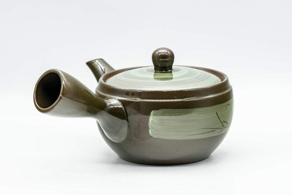 Japanese Kyusu - Green Hakeme Mesh Teapot - 250ml