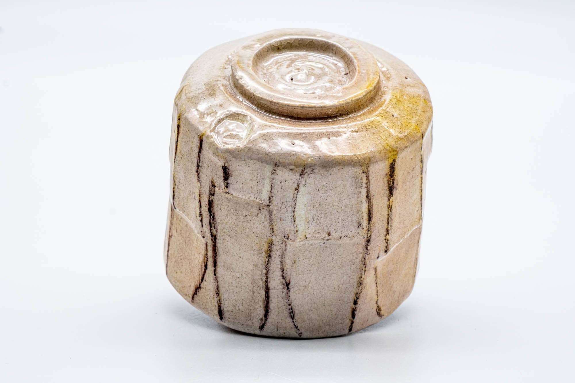 Japanese Matcha Bowl - 手 Crazed Glazed Raku Winter Chawan - 200ml