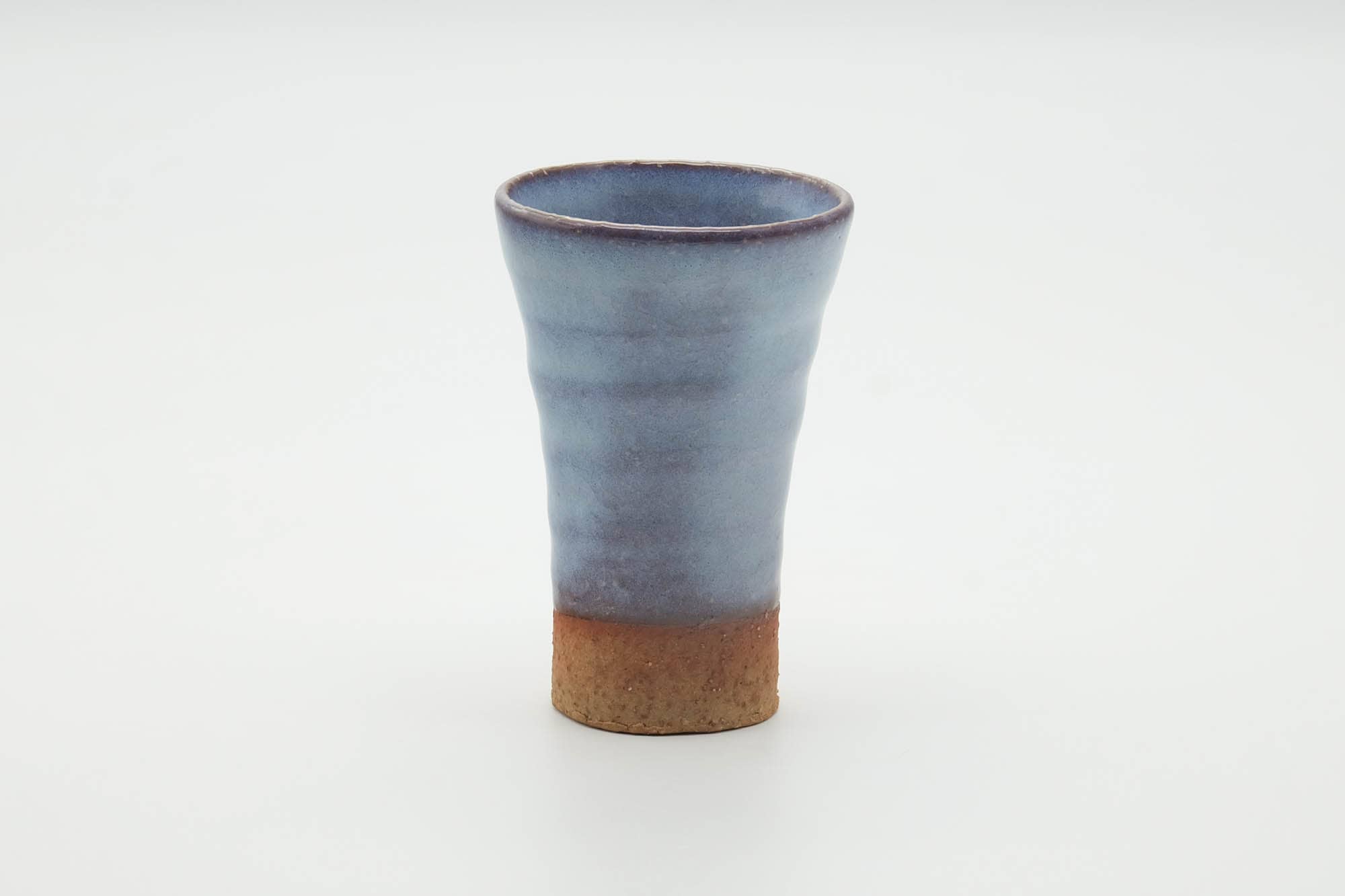 Japanese Teacup - Tall White Glazed Hagi-yaki Yunomi - 100ml