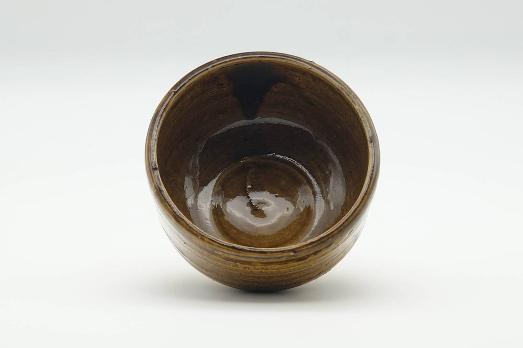 Japanese Matcha Bowl - Yellow Ki-seto Ash Glazed Seto-yaki Chawan - 300ml