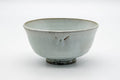 Japanese Matcha Bowl - Milky White Glazed Hantsutsu-gata Chawan - 300ml