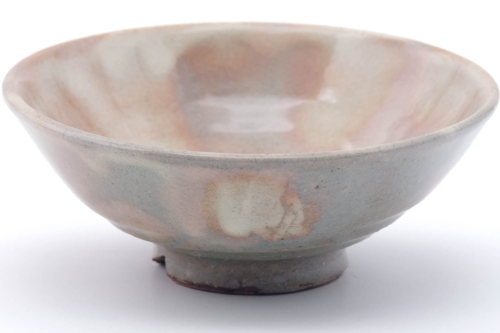 Japanese Matcha Bowl - Grey Pink Gohonte Glazed Hagi-yaki Summer Chawan - 300ml