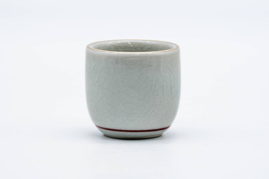 Japanese Teacup - Dog Decorated Kutani-yaki Guinomi - 35ml