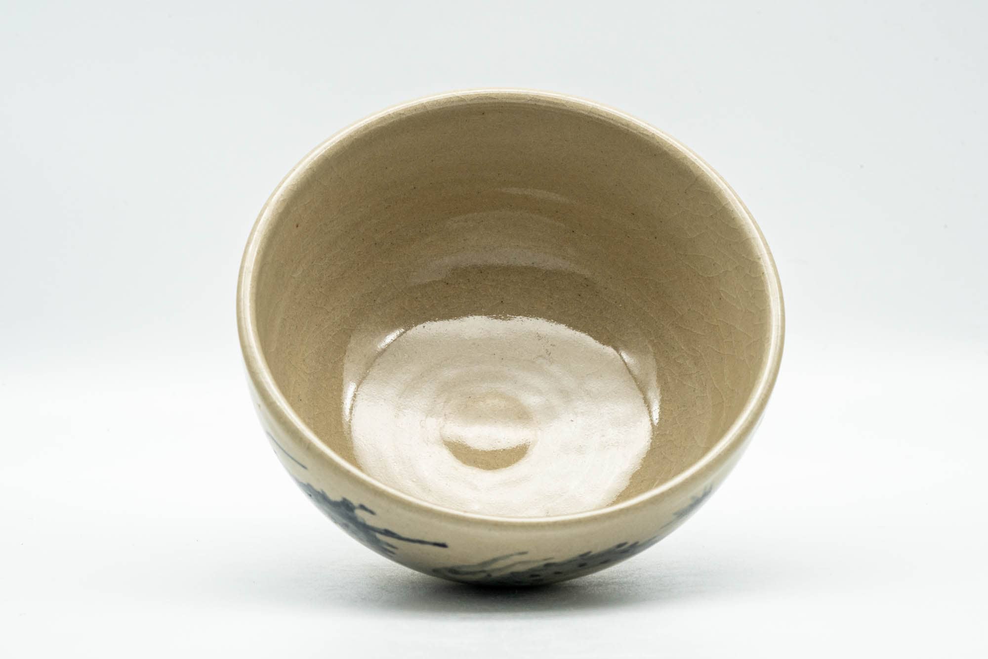 Japanese Matcha Bowl - Dragon Painted Wan-nari Undulating Chawan - 250ml