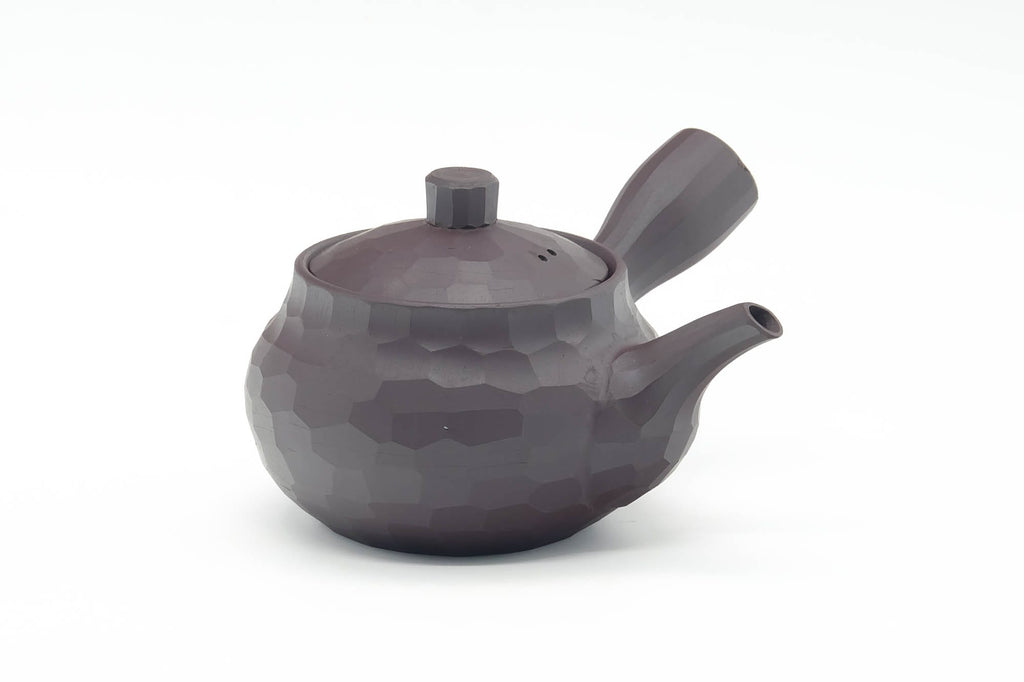 Japanese Kyusu - Faceted Banko-yaki Teapot - 185ml