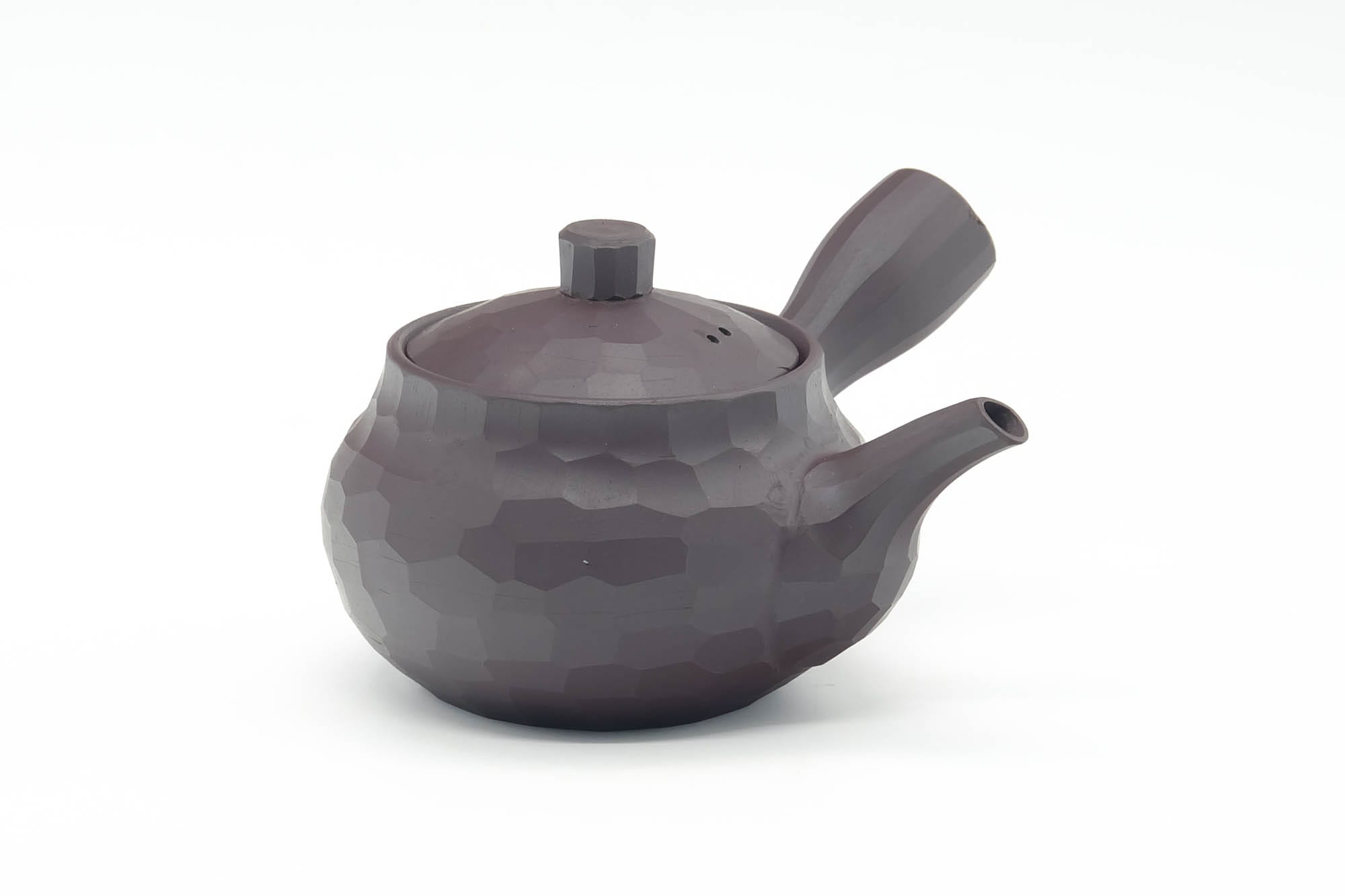 Japanese Kyusu - Faceted Banko-yaki Teapot - 185ml