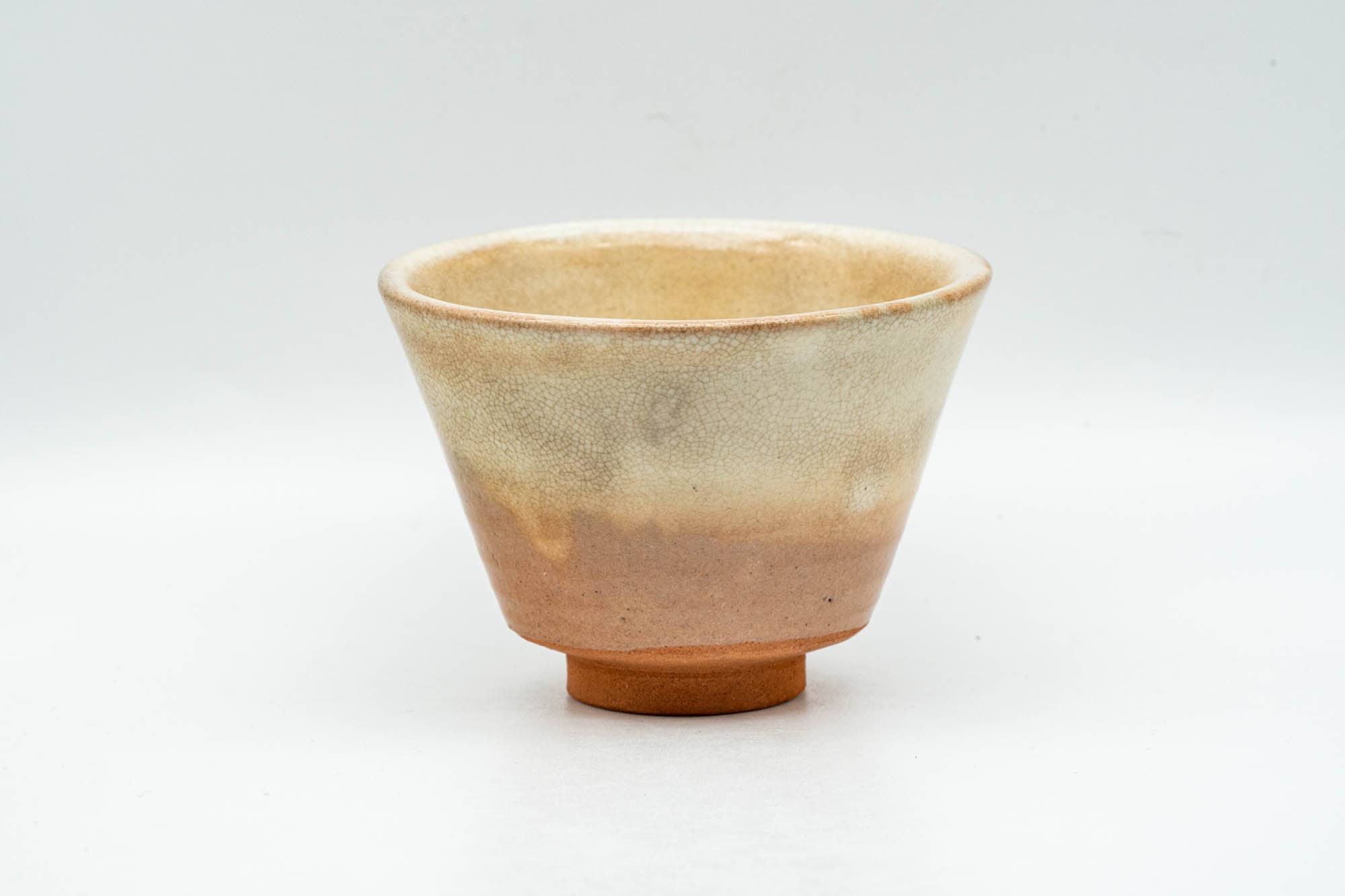 Japanese Teacup - Earthy Asagao-gata Hagi-yaki Yunomi - 100ml