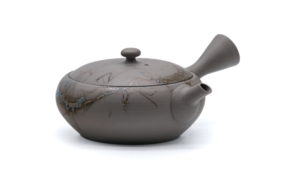 Mogake Yakishime Tokoname Teapot - 125ml