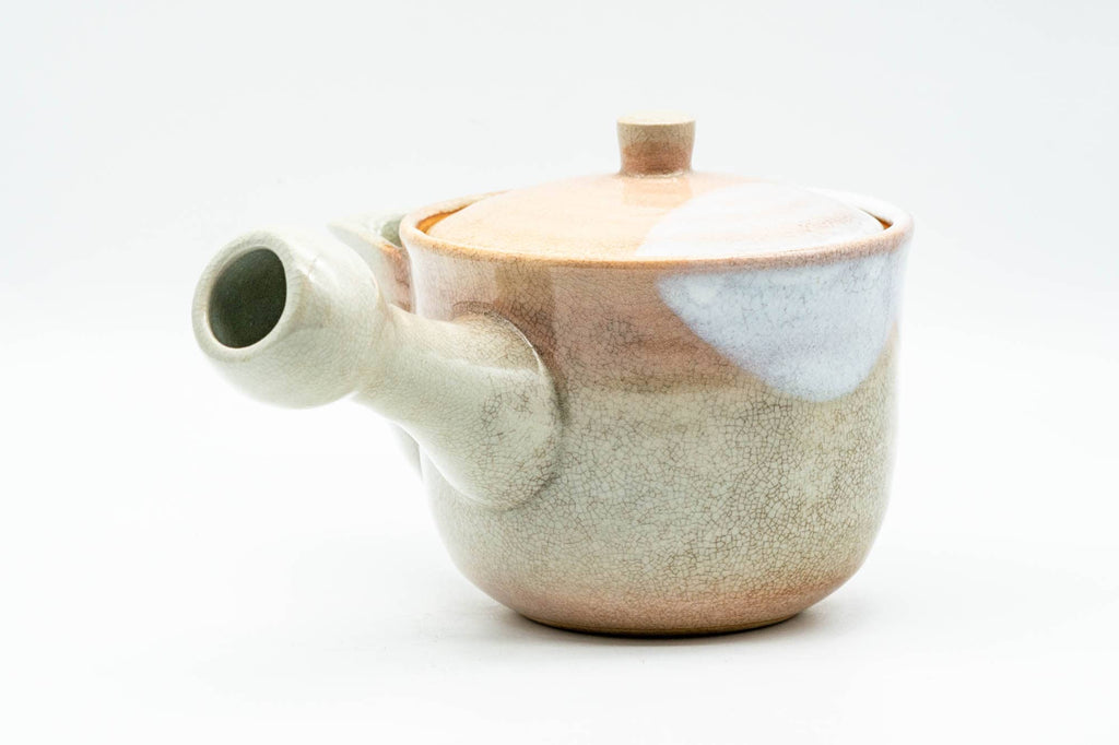 Japanese Kyusu - Beige White Hagi-yaki Do-ake Teapot - 330ml