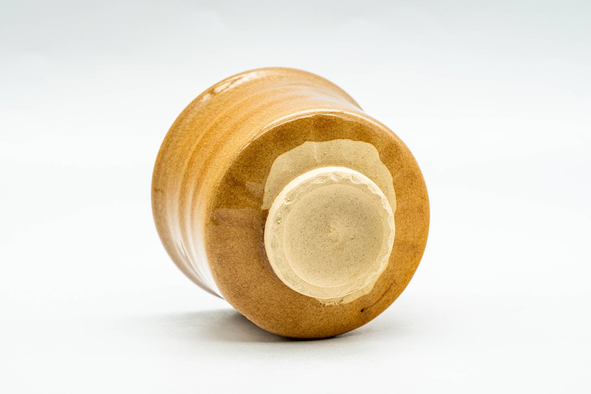 Japanese Teacup - Beige Glazed Hagi-yaki Guinomi - 65ml