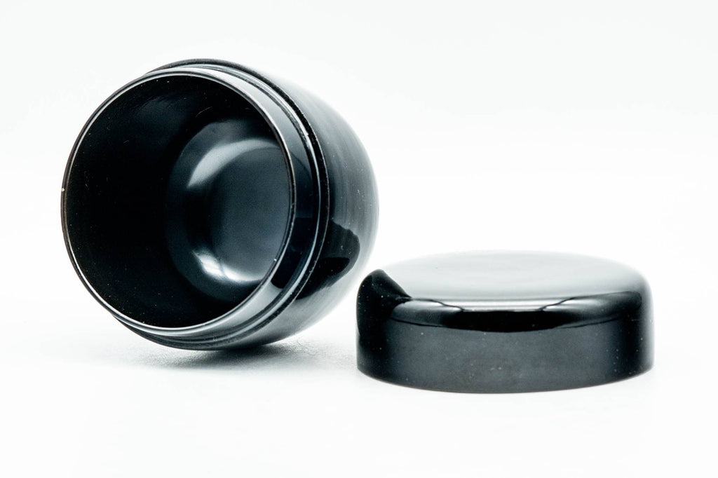 Japanese Natsume - Black Urushi Lacquer Matcha Tea Caddy - 80ml