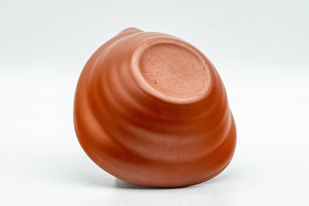 Japanese Katakuchi - Wavy Red Shudei Tokoname-yaki Yuzamashi Water Cooler - 80ml