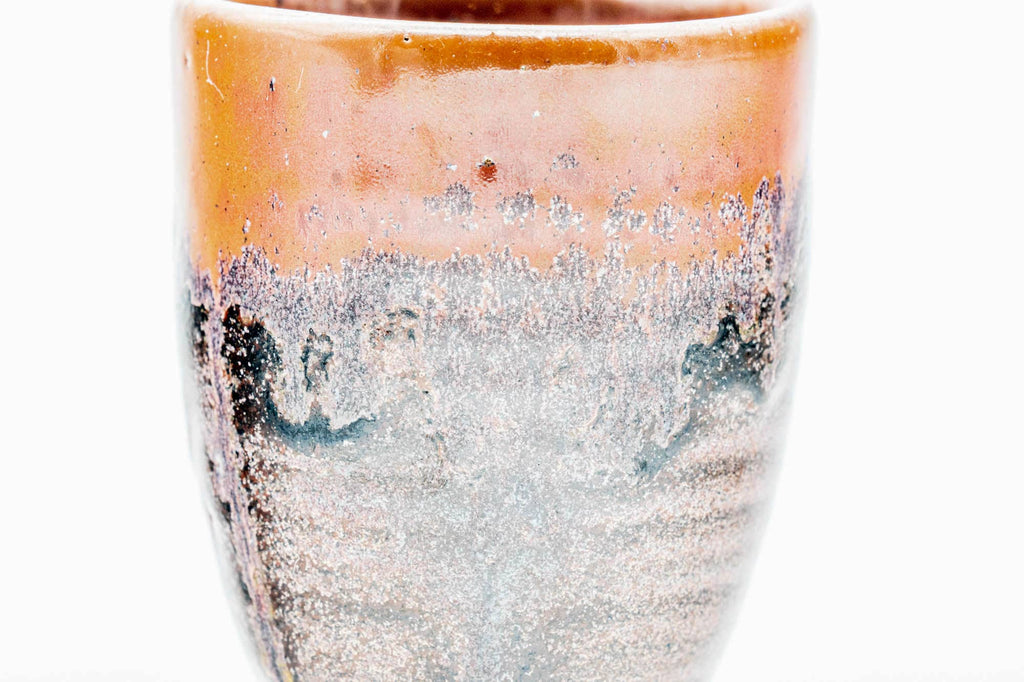 Japanese Teacup - Brown Tenmoku Glazed Yunomi - 80ml