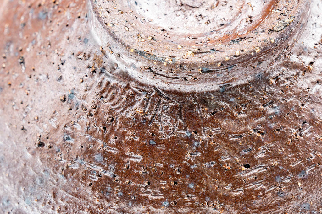 Brown Textured Tenmoku-gata Chawan